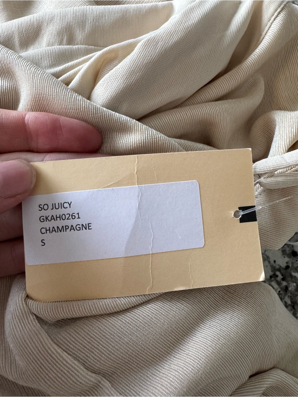 Katie May So Juicy Champagne NWT Maxi Gown | Small - Picture 13 of 16